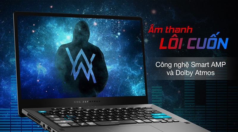 Laptop được trang bị công nghệ âm thanh tiên tiến